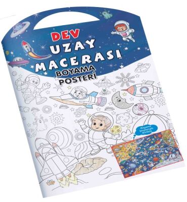 Uzay Macerası Dev Boyama Posteri - 1