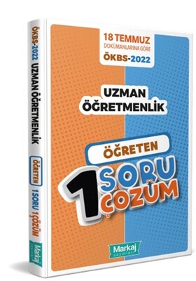 Uzman Öğretmenlik Öğreten 1 Soru - 1 Çözüm - Markaj Yayınları