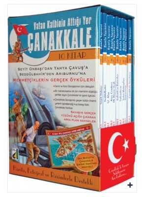 Vatan Kalbinin Attığı Yer Çanakkale (10 Kitap Takı - Damla Yayınevi