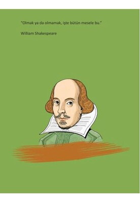 William Shakespeare Ciltli Defter - Salon Yayınları