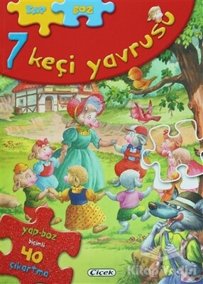 Yap Boz - 7 Keçi Yavrusu - Çiçek Yayıncılık