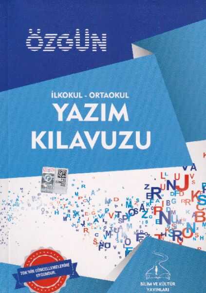 Bilim ve Kültür Yayınları - Yazım Kılavuzu