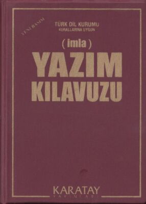 Yazım Kılavuzu İmla Plastik Kapak - 1