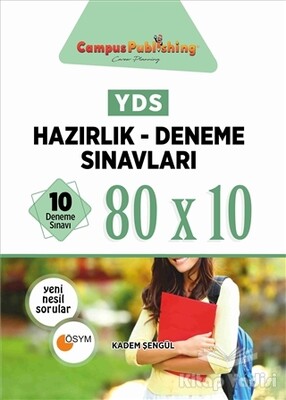 YDS Hazırlık - Deneme Sınavları 10 Deneme - Campus Publishing