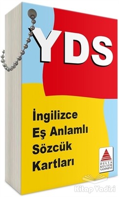 YDS Sınavları İçin İngilizce Eşanlamlı Sözcük Kartları - Delta Kültür Yayınevi