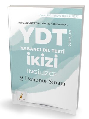 YDT İkizi İngilizce 2 Deneme Sınavı - Pelikan Yayıncılık