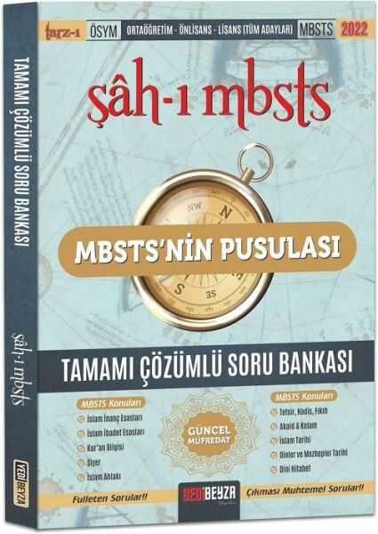 Yedi Beyza Yayınları - YediBeyza 2022 MBSTS nin Pusulası Şah-ı MBSTS Soru Bankası Çözümlü