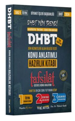 YediBeyza 2024 Dhbt Tafsilât Hazırlık Kitabı - 1