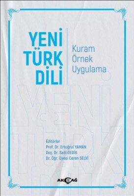 Yeni Türk Dili - Akçağ Yayınları