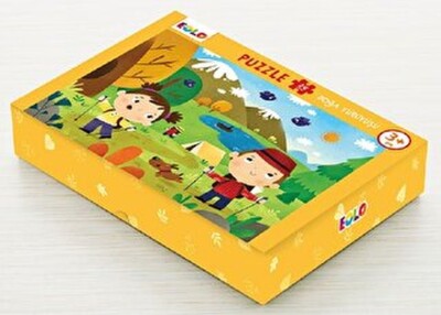 Yer Puzzle-24 Parça Puzzle - Doğa Yürüyüşü - EOLO Eğitici Oyuncak ve Kitap