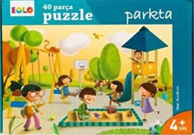 Yer Puzzle-40 Parça Puzzle - Parkta - EOLO Eğitici Oyuncak ve Kitap
