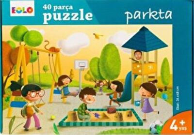 Yer Puzzle-40 Parça Puzzle - Parkta - 1