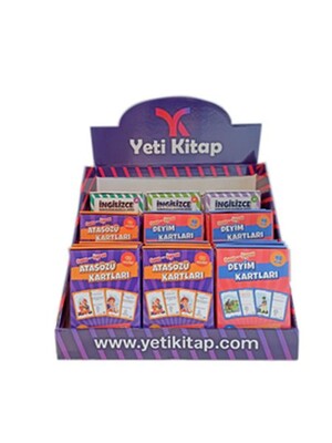 Yeti Eğitim Kartları Standı (27 Kutu Kart ) - Yeti Kitap