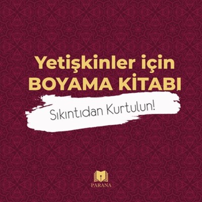 Yetişkinler İçin Boyama Kitabı-Mandala - Parana Yayınları