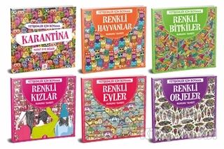 Yetişkinler İçin Boyama Seti (6 Kitap Takım) - 1