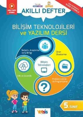 Yetsis Yayınları 5. Sınıf Bilişim Teknolojileri ve Yazılım Dersi Akıllı Defter - 1