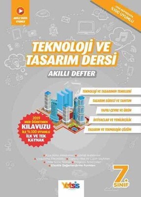 Yetsis Yayınları 7. Sınıf Teknoloji ve Tasarım Dersi Akıllı Defter - Yetsis Yayınları