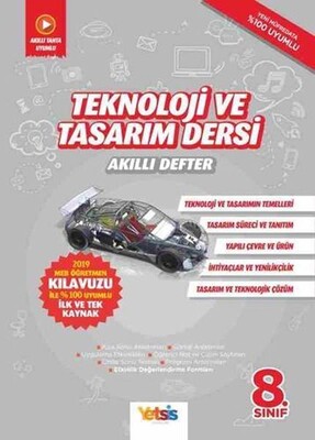 Yetsis Yayınları 8. Sınıf Teknoloji ve Tasarım Dersi Akıllı Defter - Yetsis Yayınları