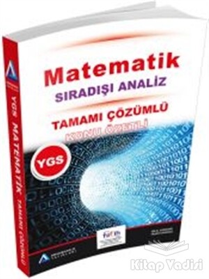 YGS Matematik Sıradışı Analiz Tamamı Çözümlü Konu Özetli - Sıradışı Analiz Yayınları
