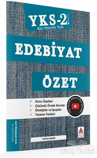 Delta Kültür Yayınevi - AYT (YKS 2. Oturum) Edebiyat Özet