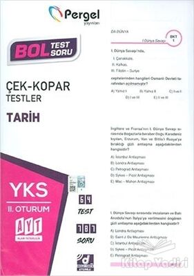 YKS 2. Oturum Tarih Çek Kopar Testler - 1