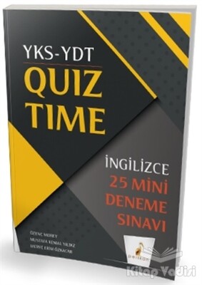 YKS-YDT İngilizce Quiz Time 25 Mini Deneme Sınavı - Pelikan Yayıncılık