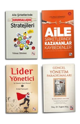 Yönetim Seti (4 Kitap Takım) - Az Kitap