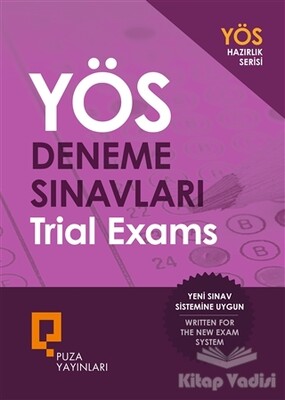 YÖS Deneme Sınavları Trial Exams - Puza Yayınları - YÖS Kitapları