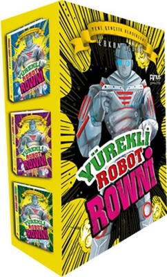 Yürekli Robot Rowni Seti - 3 Kitap Kutulu - Pinus Yayınları