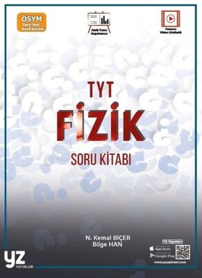 YZ Yayınları TYT Fizik Soru Kitabı - YZ Yayınları