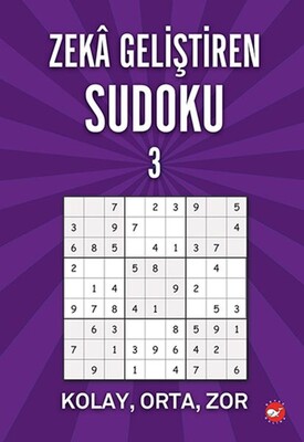 Zeka Geliştiren Sudoku 3 - Beyaz Balina Yayınları