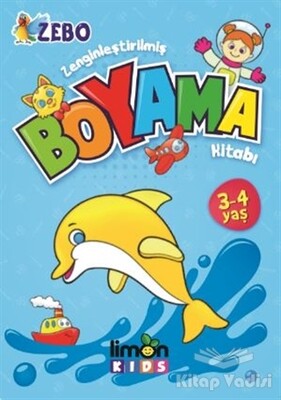 Zenginleştirilmiş Boyama Kitabı 3 - 4 Yaş - limonKIDS