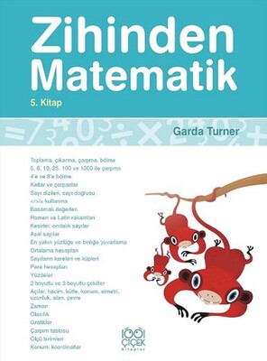 Zihinden Matematik 5. Kitap - 1001 Çiçek Kitaplar