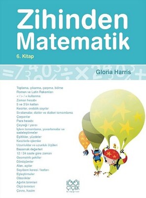 Zihinden Matematik 6. Kitap - 1001 Çiçek Kitaplar
