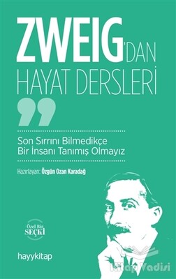 Zweig’dan Hayat Dersleri - Hayy Kitap